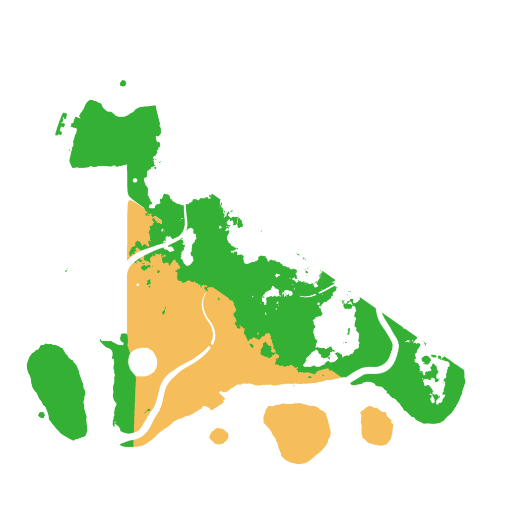 Biome Rust Map: Procedural Map, Size: 3250, Seed: 1976111019