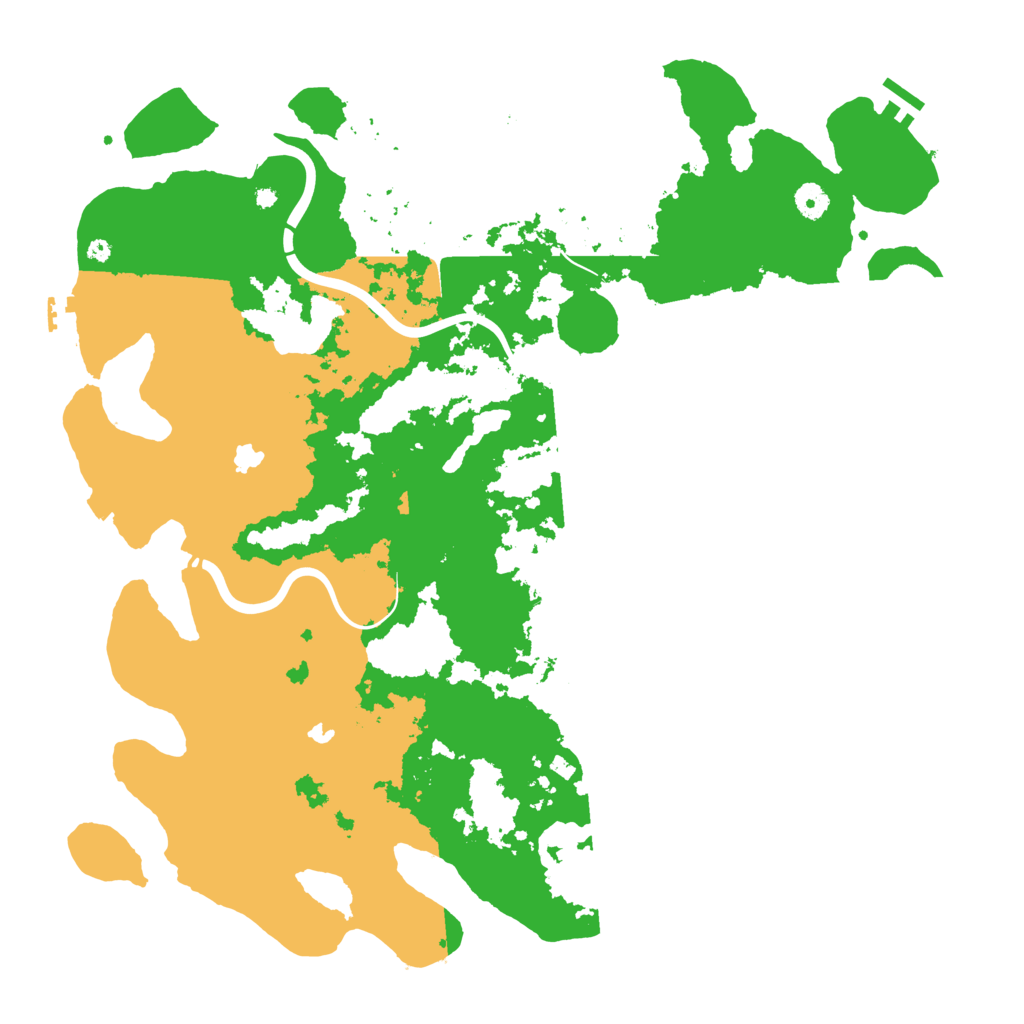 Biome Rust Map: Procedural Map, Size: 4500, Seed: 4982357