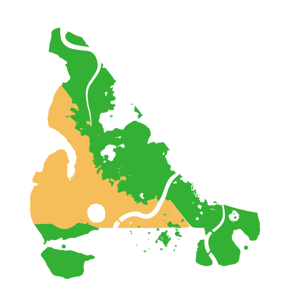 Biome Rust Map: Procedural Map, Size: 3000, Seed: 1045963238
