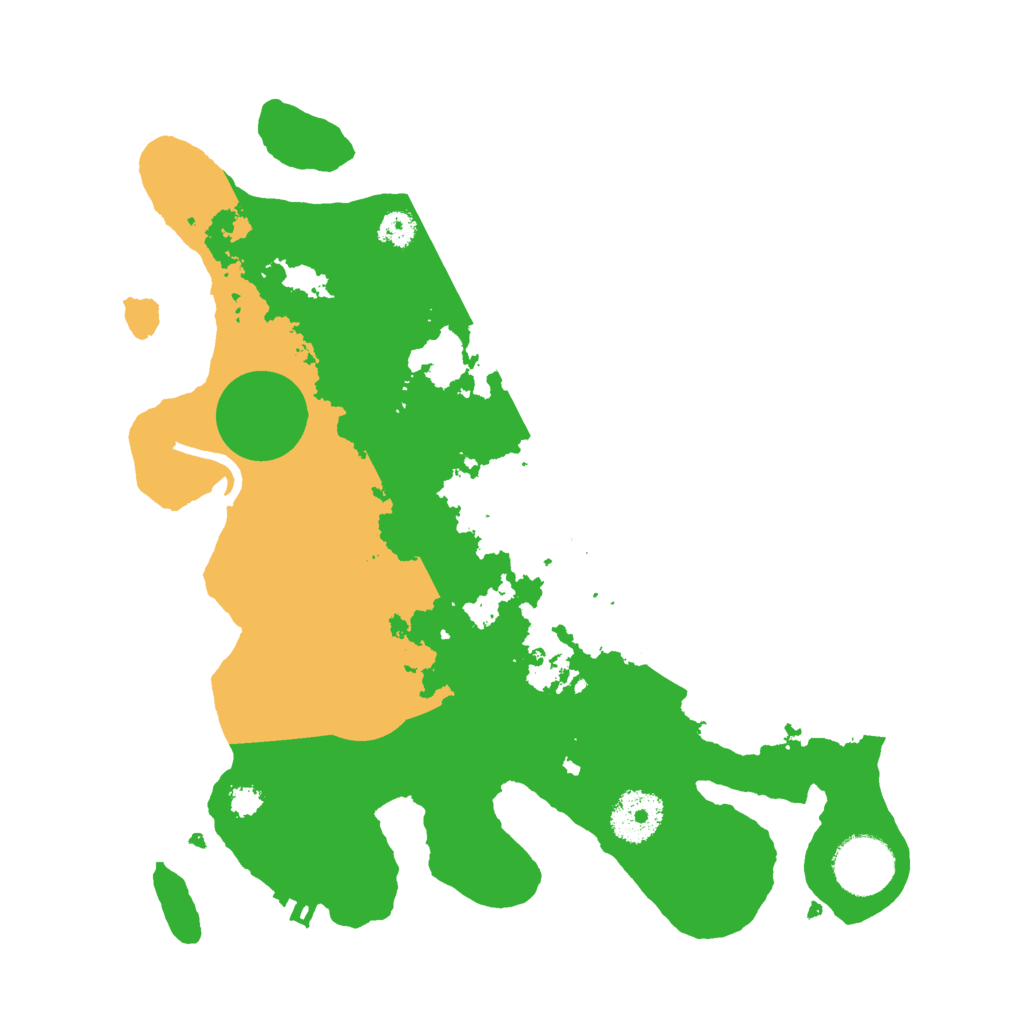 Biome Rust Map: Procedural Map, Size: 3000, Seed: 18252