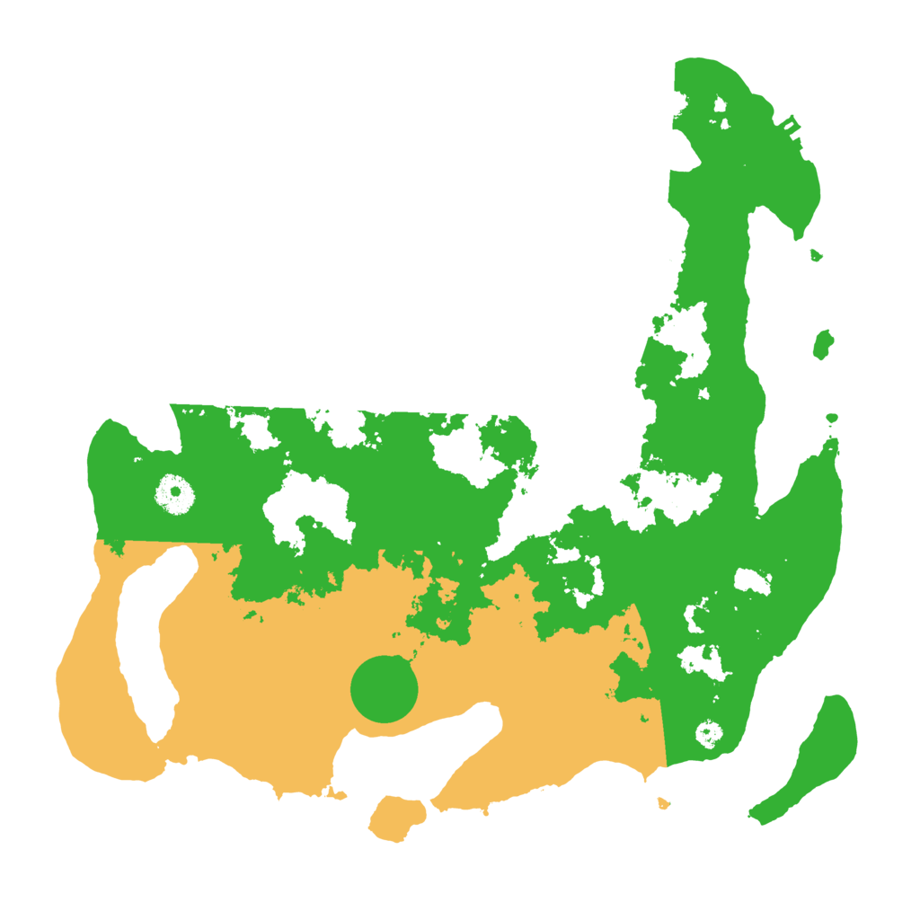 Biome Rust Map: Procedural Map, Size: 3600, Seed: 94231922