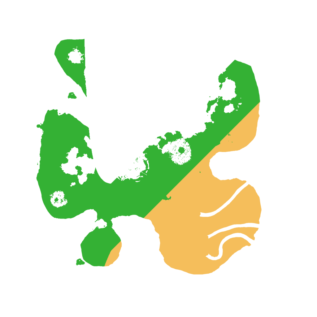 Biome Rust Map: Procedural Map, Size: 2000, Seed: 364589