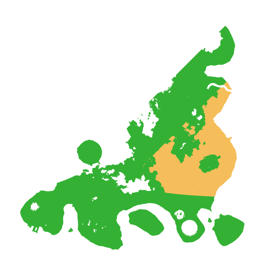 Biome Rust Map: Procedural Map, Size: 3000, Seed: 16064