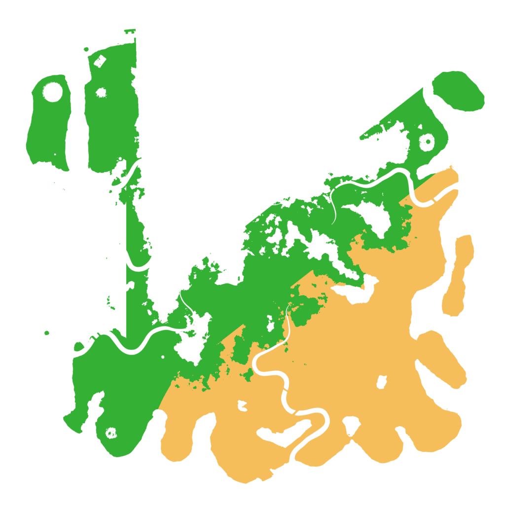 Biome Rust Map: Procedural Map, Size: 4500, Seed: 23230613