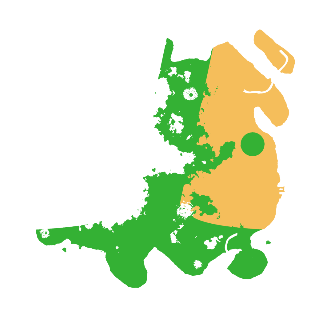 Biome Rust Map: Procedural Map, Size: 3500, Seed: 823635