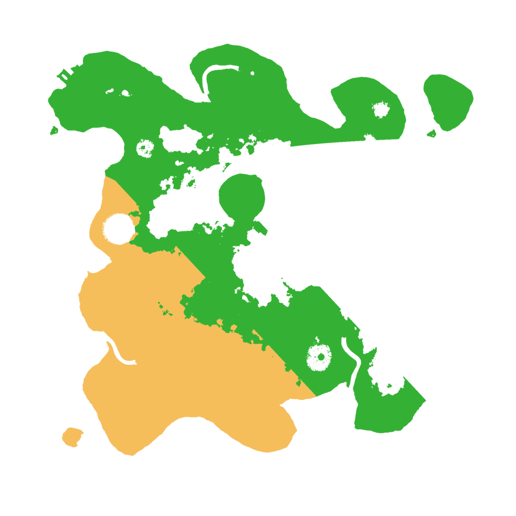 Biome Rust Map: Procedural Map, Size: 3000, Seed: 7054