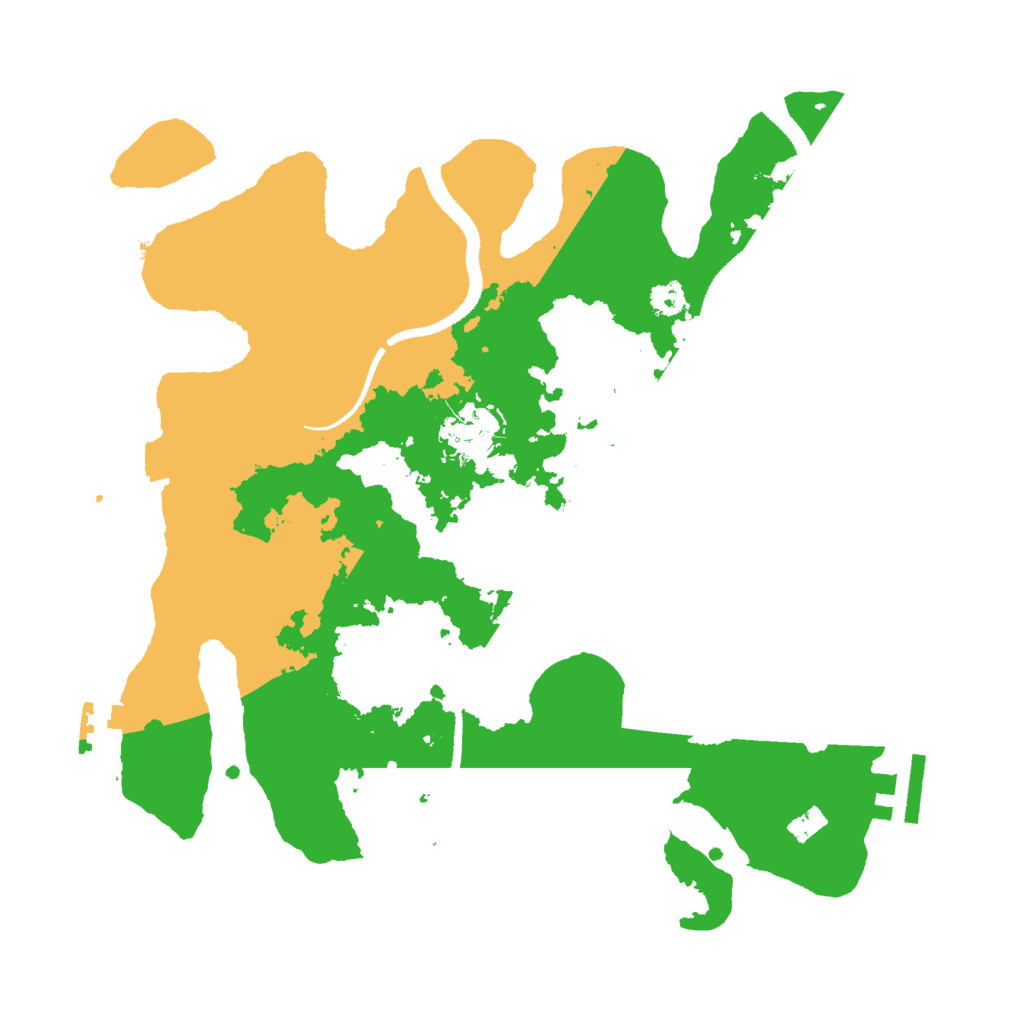 Biome Rust Map: Procedural Map, Size: 3000, Seed: 53866