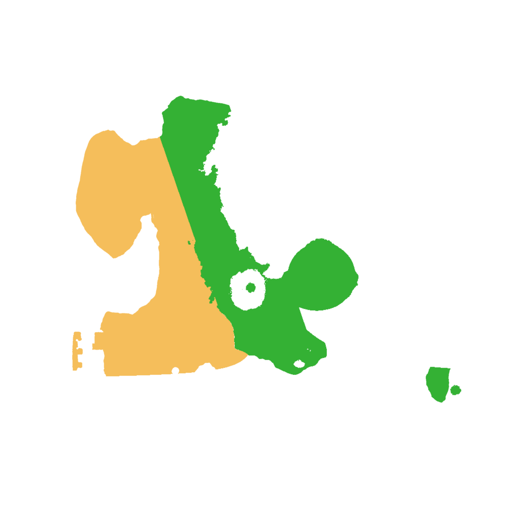 Biome Rust Map: Procedural Map, Size: 2000, Seed: 4672