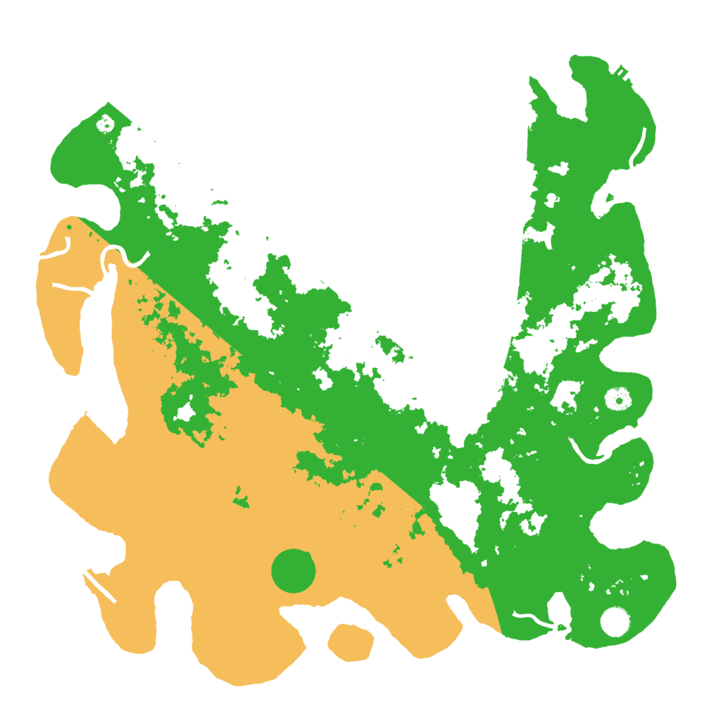 Biome Rust Map: Procedural Map, Size: 4300, Seed: 51721327