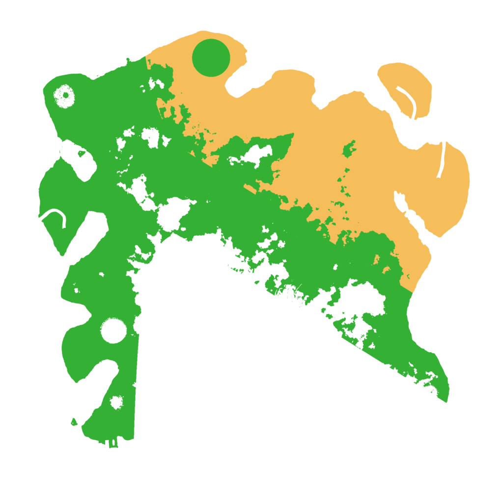 Biome Rust Map: Procedural Map, Size: 3500, Seed: 37373282