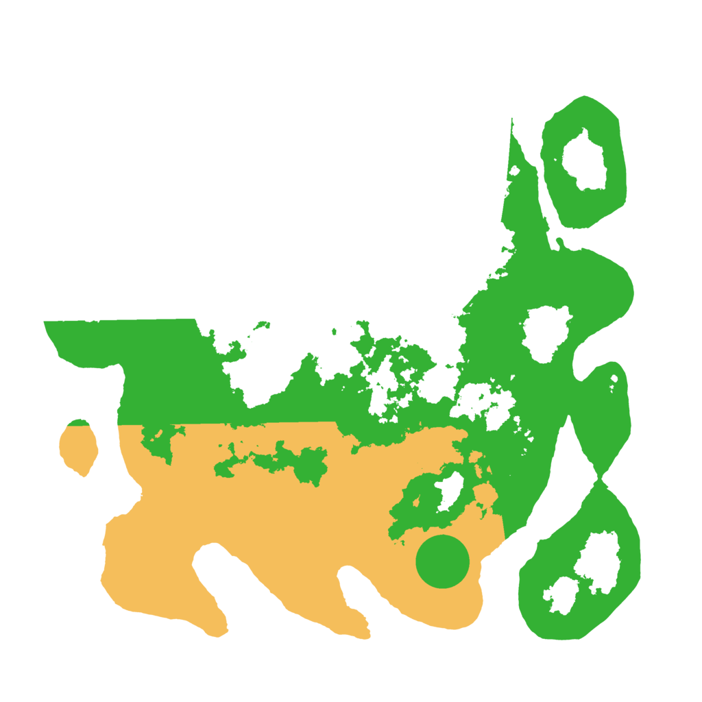 Biome Rust Map: Barren, Size: 3450, Seed: 94167218