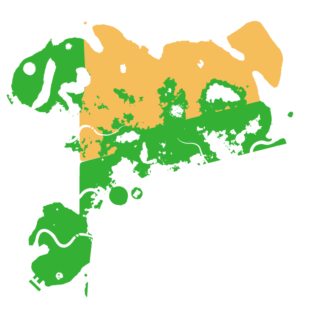 Biome Rust Map: Procedural Map, Size: 4500, Seed: 239048