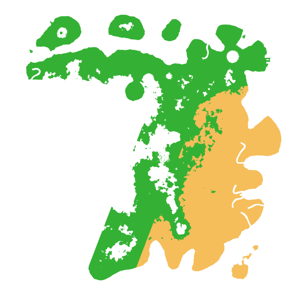 Biome Rust Map: Procedural Map, Size: 4300, Seed: 89687643
