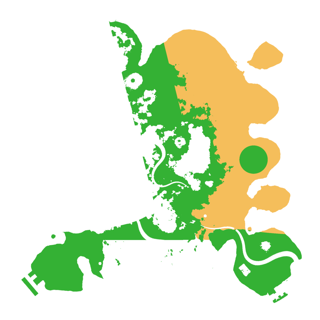 Biome Rust Map: Procedural Map, Size: 3000, Seed: 2456983