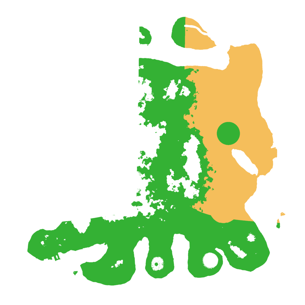 Biome Rust Map: Procedural Map, Size: 3500, Seed: 69479485
