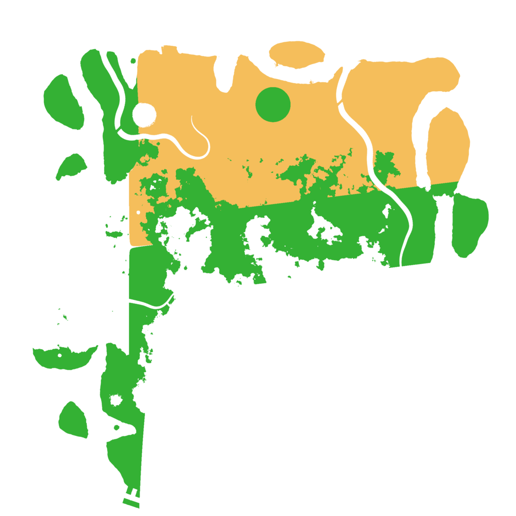 Biome Rust Map: Procedural Map, Size: 3900, Seed: 74668420