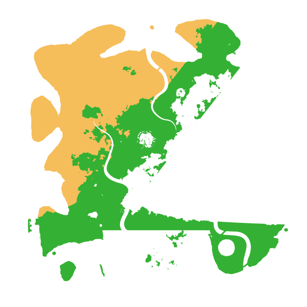 Biome Rust Map: Procedural Map, Size: 3400, Seed: 66051282