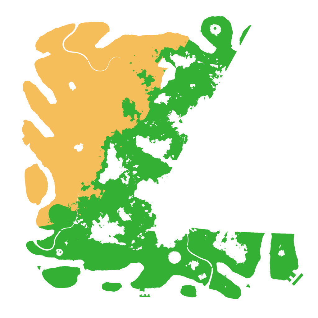 Biome Rust Map: Procedural Map, Size: 4500, Seed: 65833311