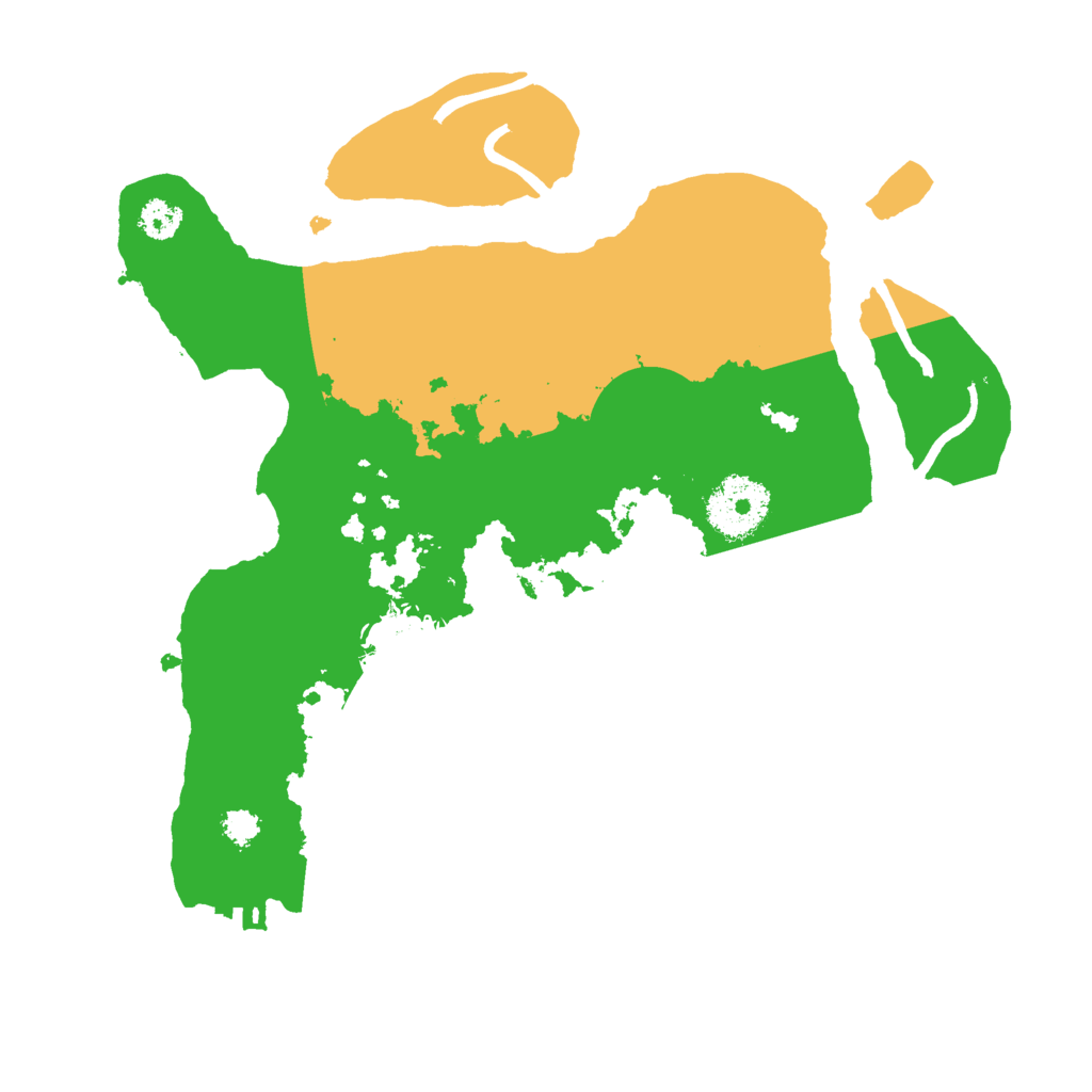 Biome Rust Map: Procedural Map, Size: 2769, Seed: 2211