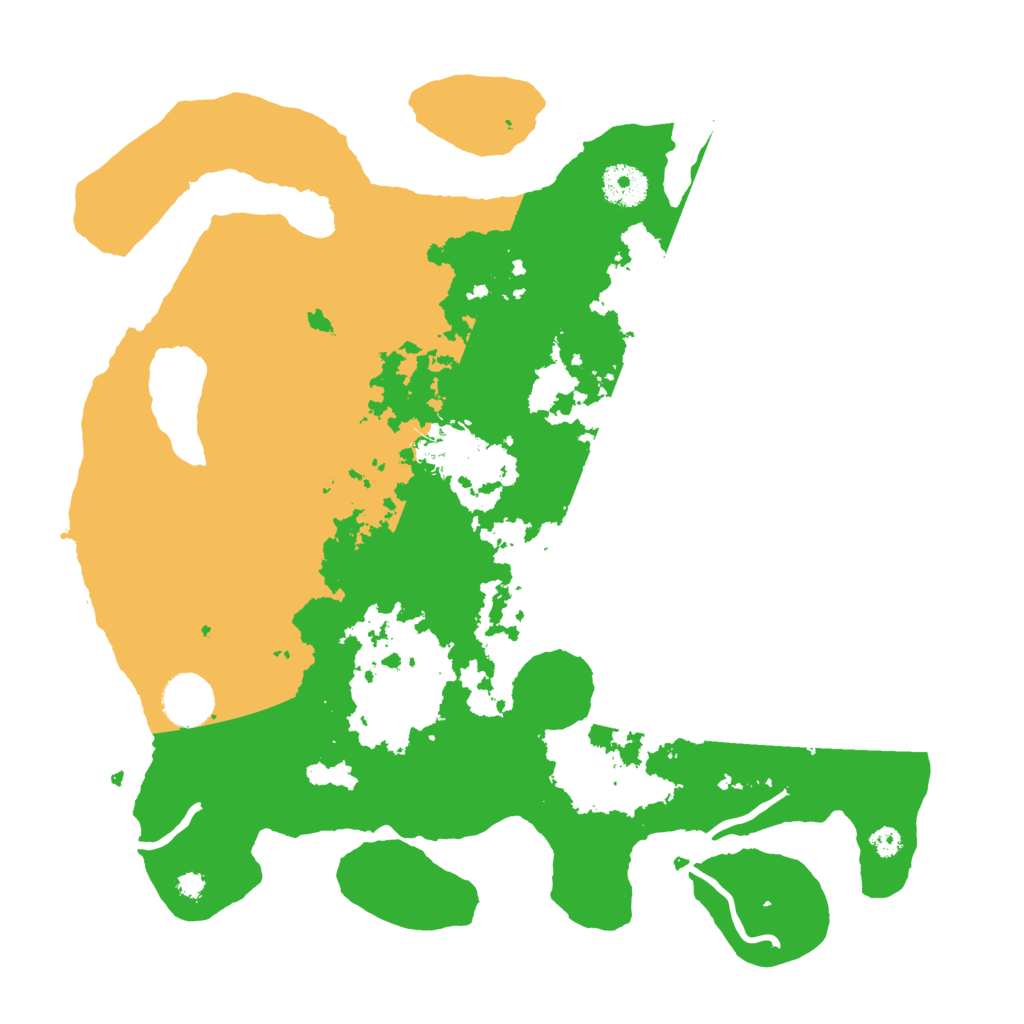 Biome Rust Map: Procedural Map, Size: 3500, Seed: 42746843