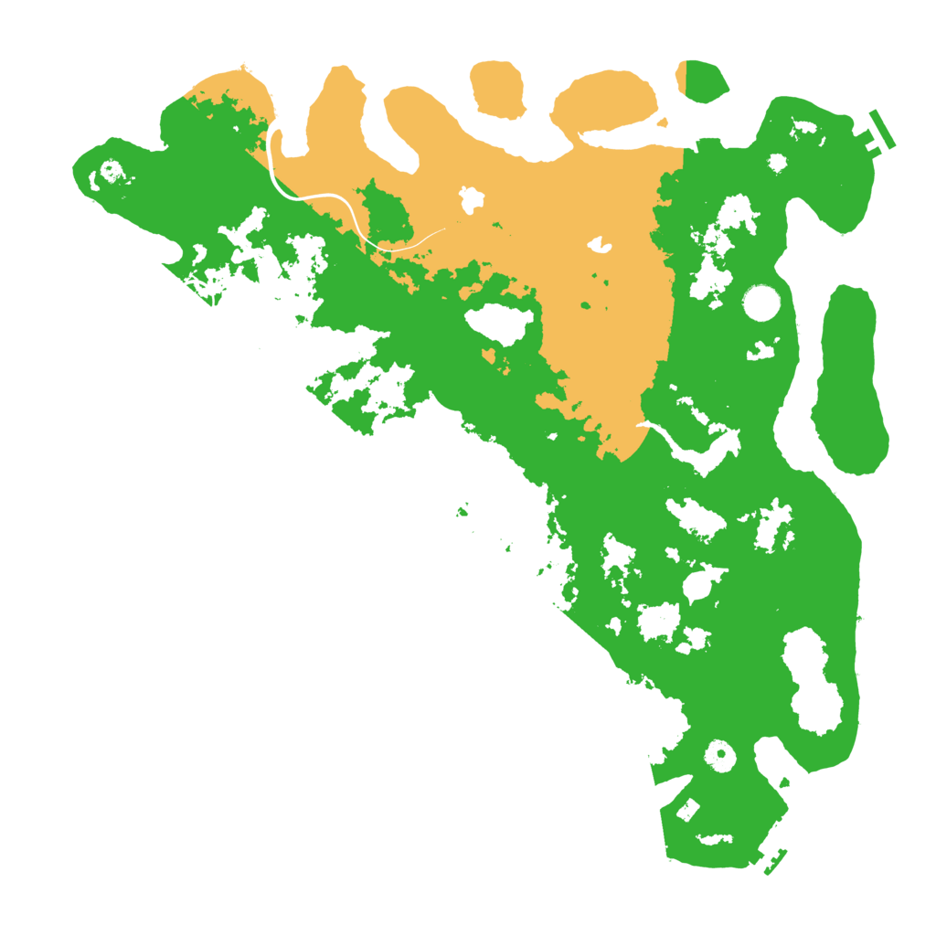 Biome Rust Map: Procedural Map, Size: 4500, Seed: 102030405