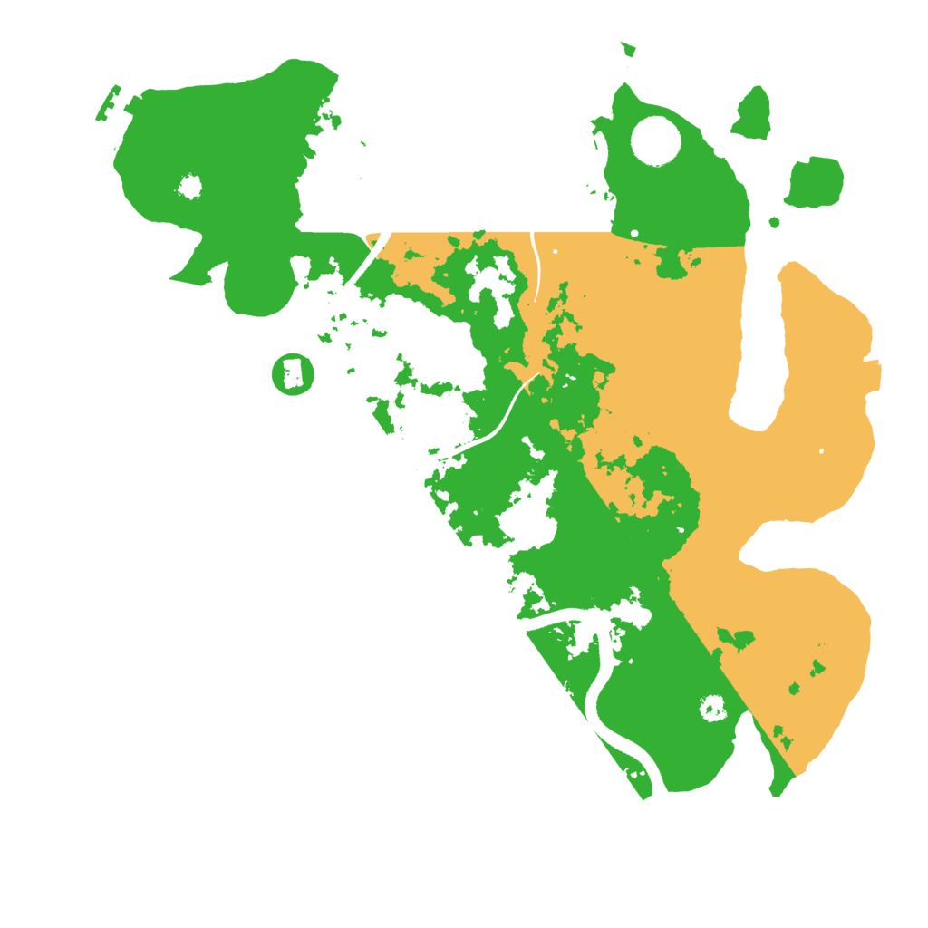 Biome Rust Map: Procedural Map, Size: 3500, Seed: 1684420956