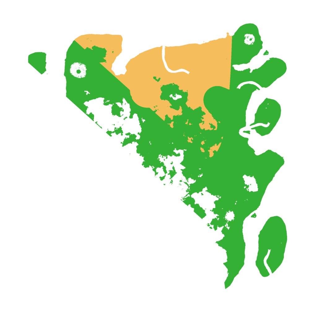 Biome Rust Map: Procedural Map, Size: 3000, Seed: 93512616