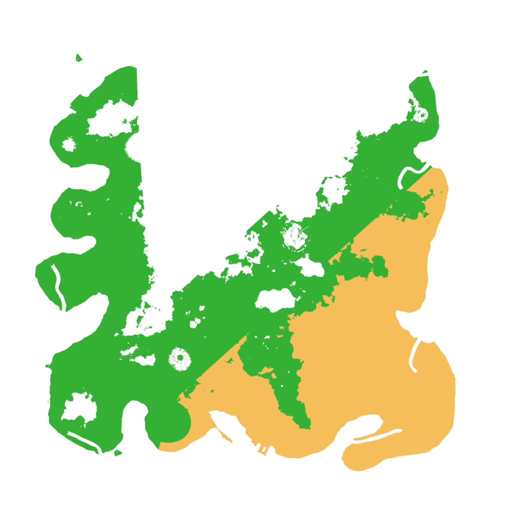 Biome Rust Map: Procedural Map, Size: 3500, Seed: 339931101