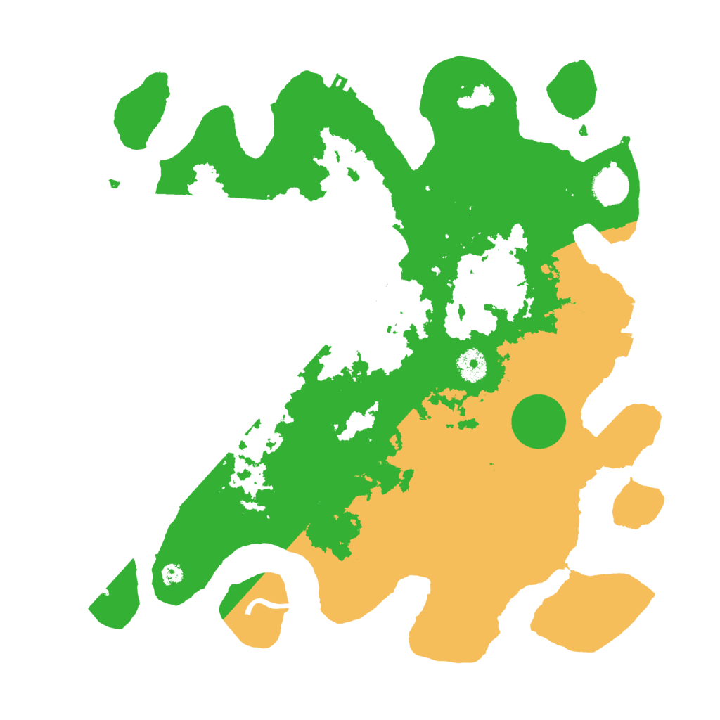 Biome Rust Map: Procedural Map, Size: 3500, Seed: 77634084