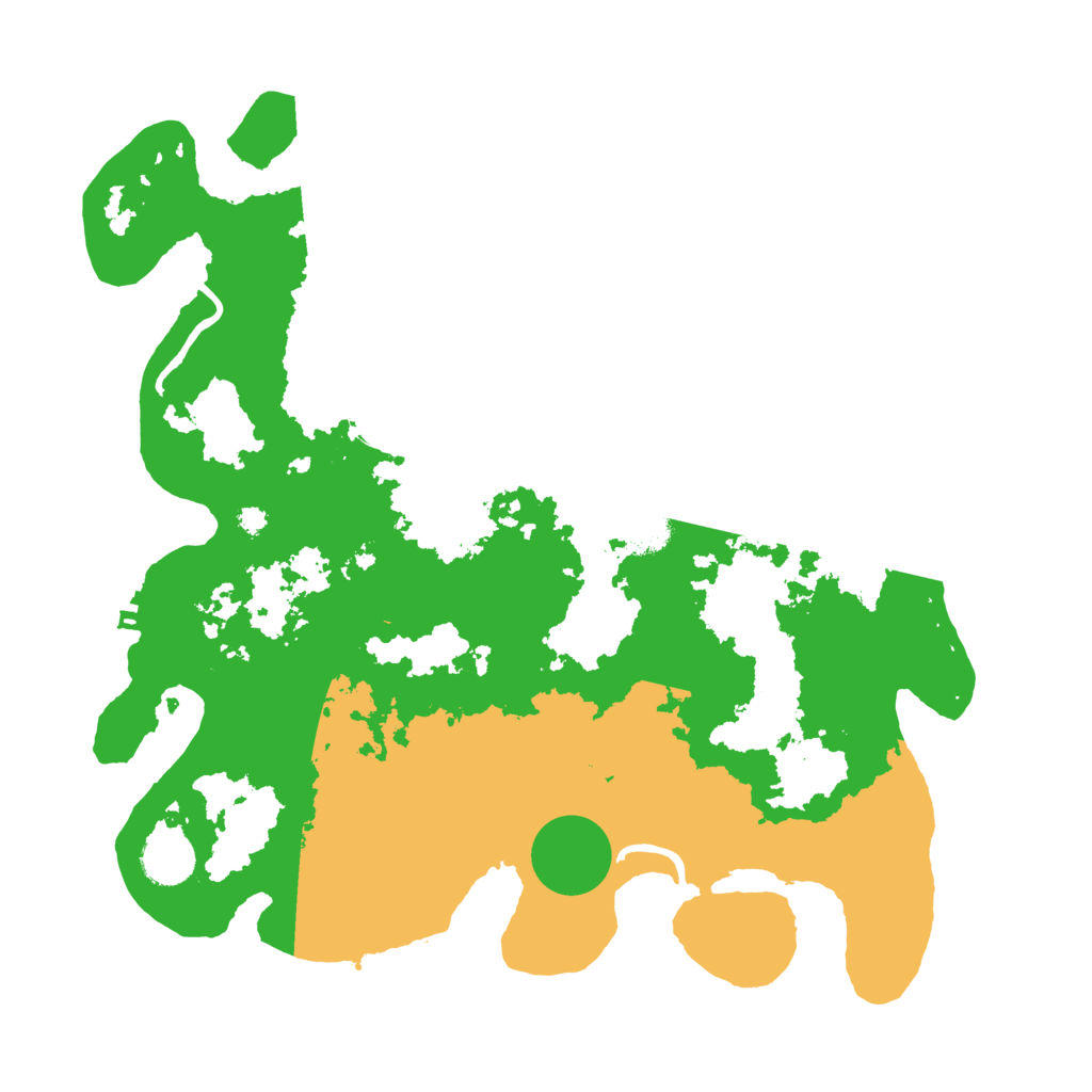 Biome Rust Map: Procedural Map, Size: 3600, Seed: 42965885