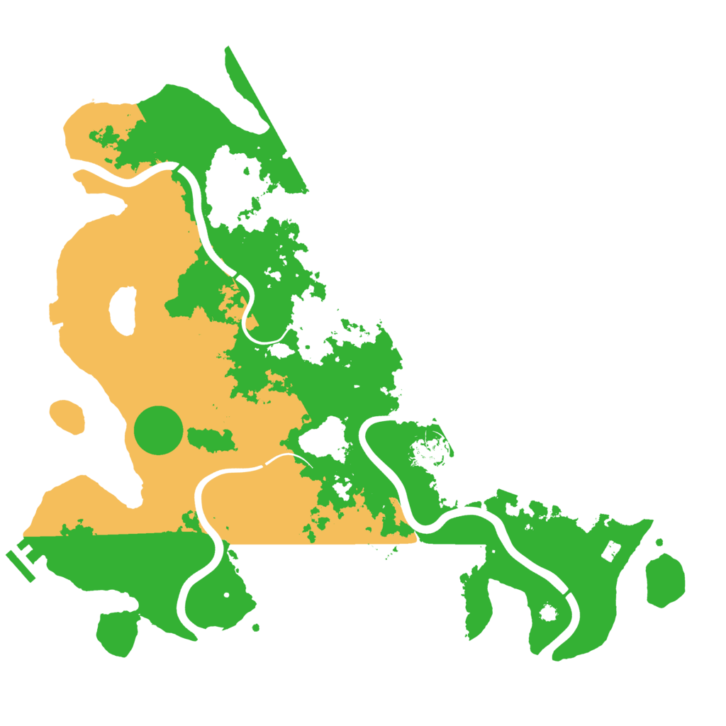 Biome Rust Map: Procedural Map, Size: 3900, Seed: 15404169