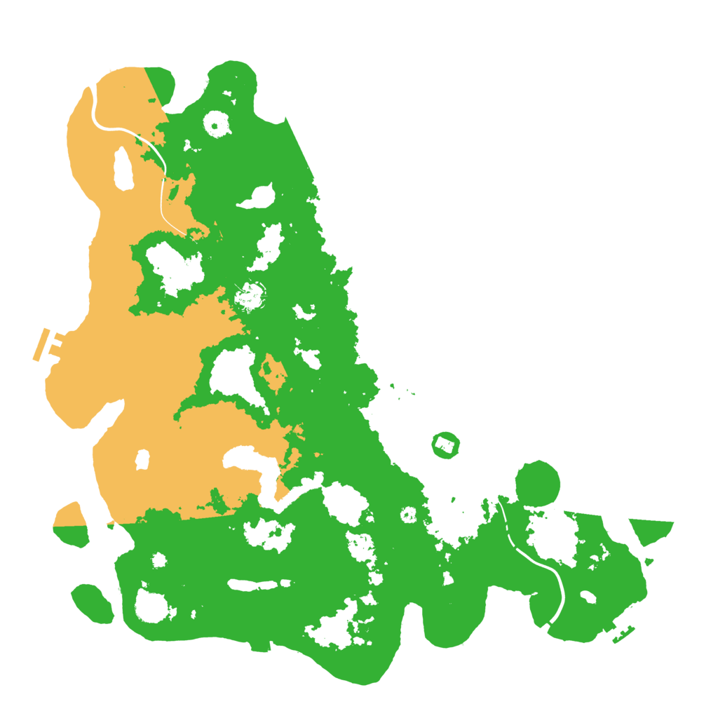 Biome Rust Map: Procedural Map, Size: 4300, Seed: 37419337