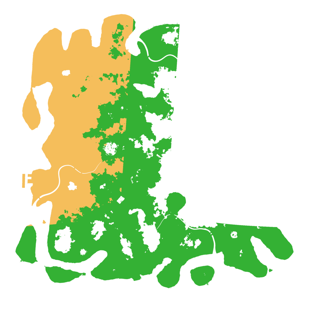 Biome Rust Map: Procedural Map, Size: 4500, Seed: 990438148