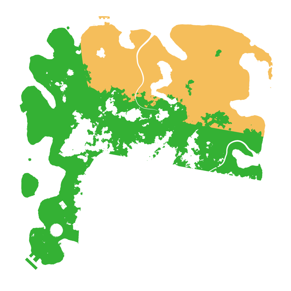 Biome Rust Map: Procedural Map, Size: 4000, Seed: 574871705