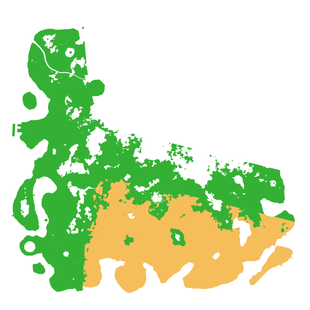 Biome Rust Map: Procedural Map, Size: 5000, Seed: 404243457