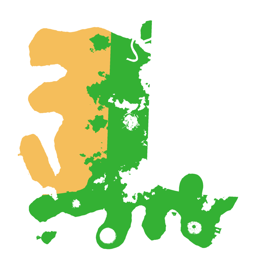 Biome Rust Map: Procedural Map, Size: 3000, Seed: 791112975