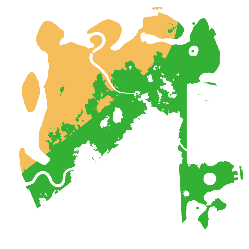 Biome Rust Map: Procedural Map, Size: 3700, Seed: 1562002899