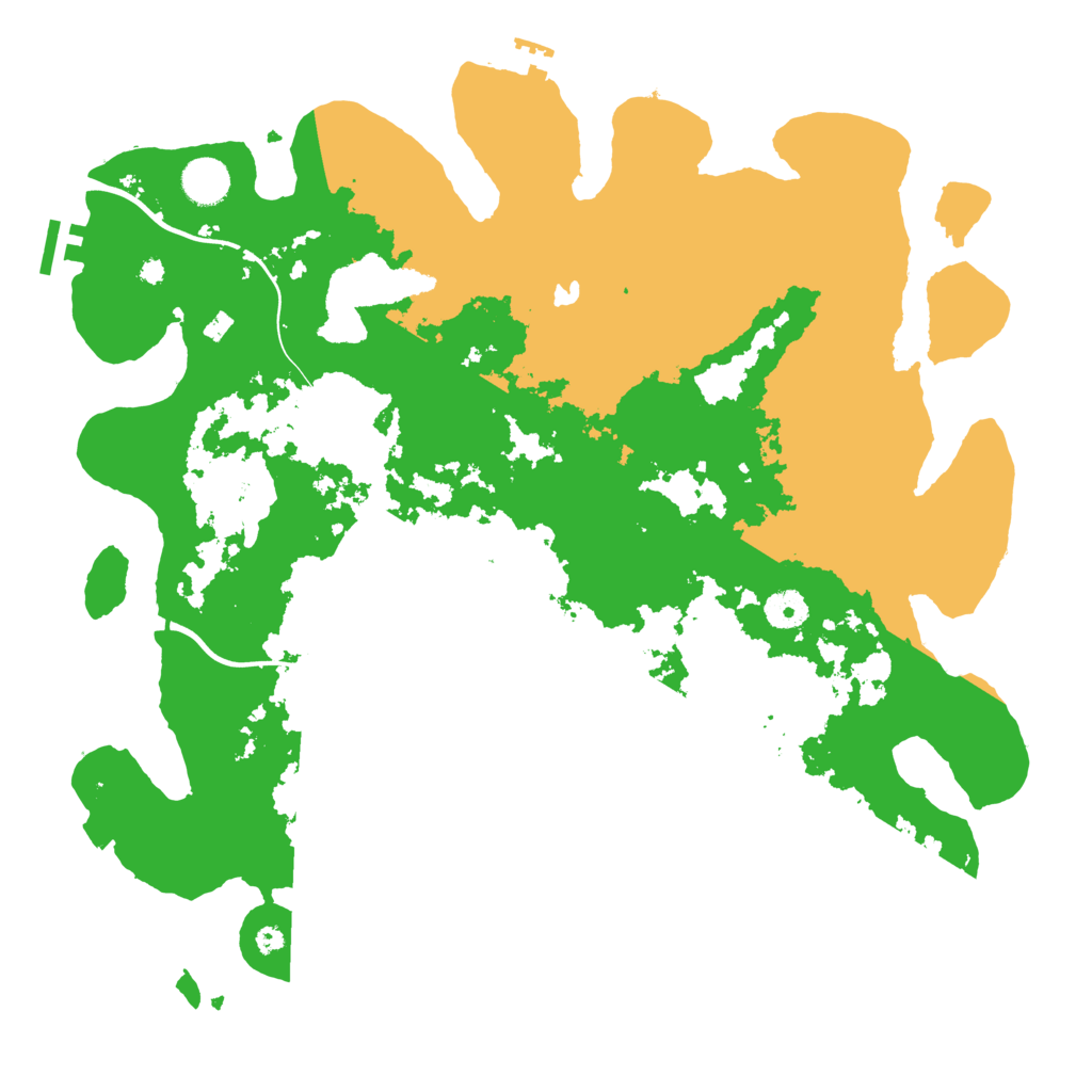 Biome Rust Map: Procedural Map, Size: 4000, Seed: 1515447859