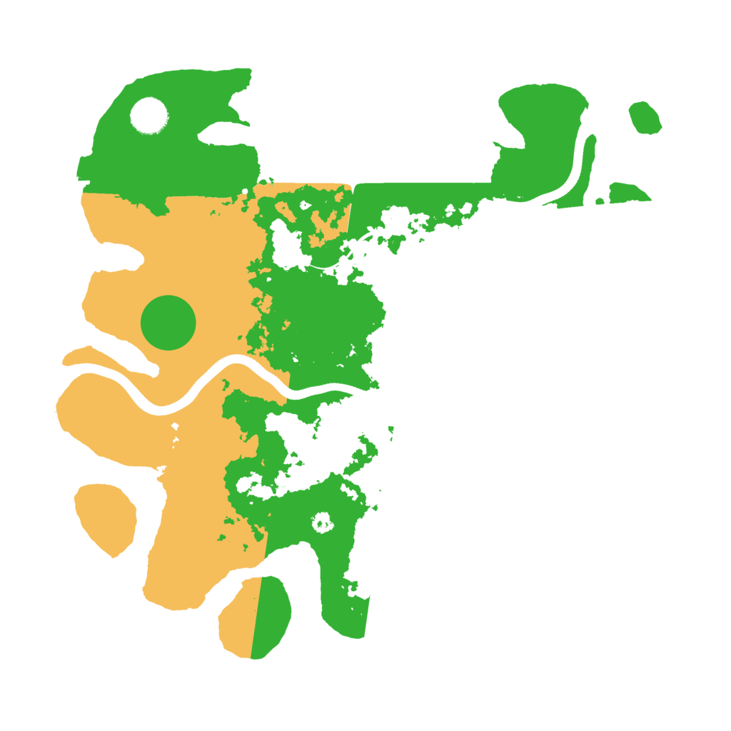 Biome Rust Map: Procedural Map, Size: 3500, Seed: 2147390458