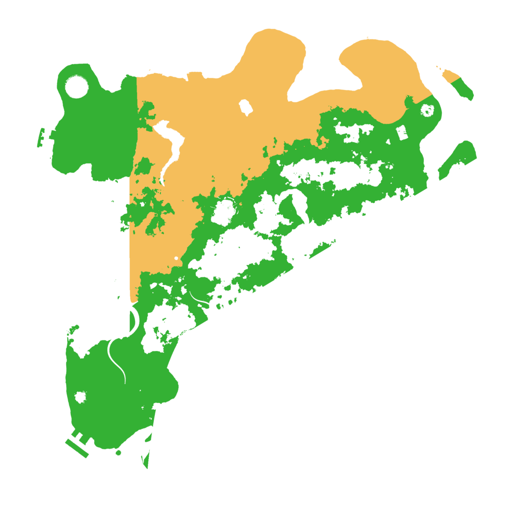 Biome Rust Map: Procedural Map, Size: 4000, Seed: 66573