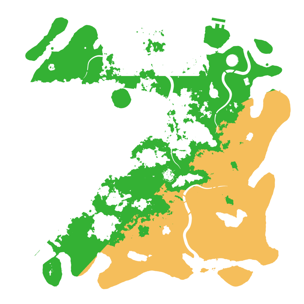 Biome Rust Map: Procedural Map, Size: 4500, Seed: 1512298458