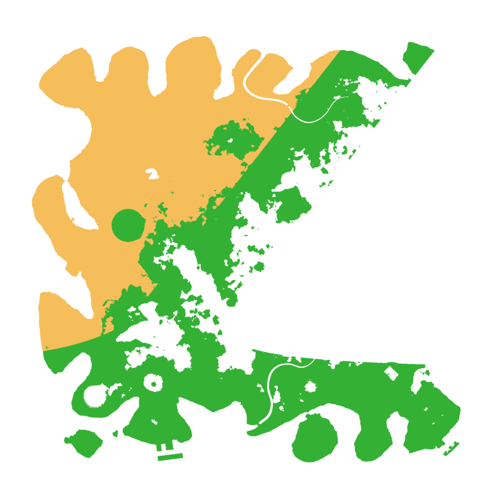 Biome Rust Map: Procedural Map, Size: 4000, Seed: 34528907