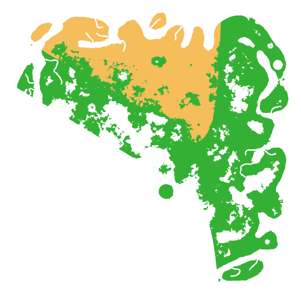 Biome Rust Map: Procedural Map, Size: 5500, Seed: 19100648