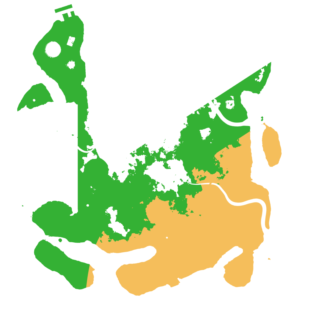 Biome Rust Map: Procedural Map, Size: 3500, Seed: 1459174631
