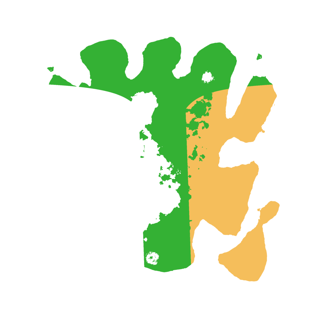 Biome Rust Map: Procedural Map, Size: 2600, Seed: 21267