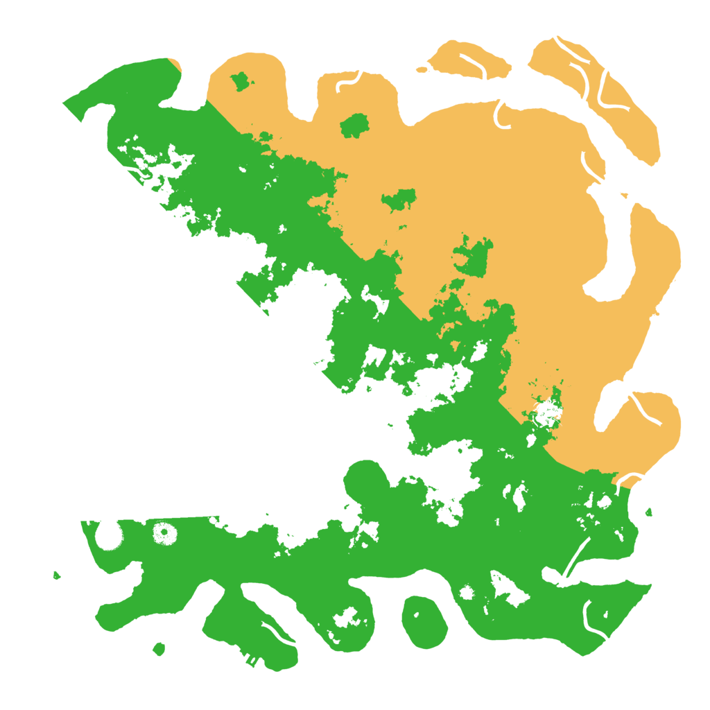 Biome Rust Map: Procedural Map, Size: 4500, Seed: 116869545