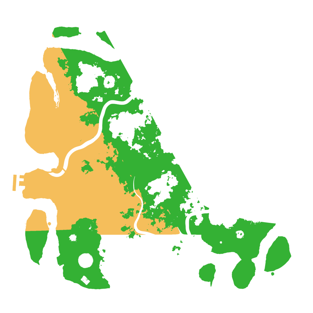 Biome Rust Map: Procedural Map, Size: 3900, Seed: 35527341