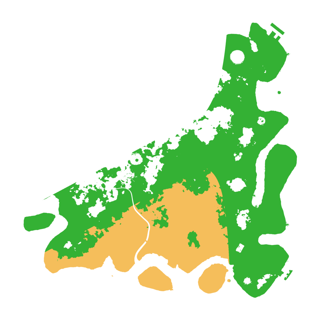 Biome Rust Map: Procedural Map, Size: 3950, Seed: 19917636