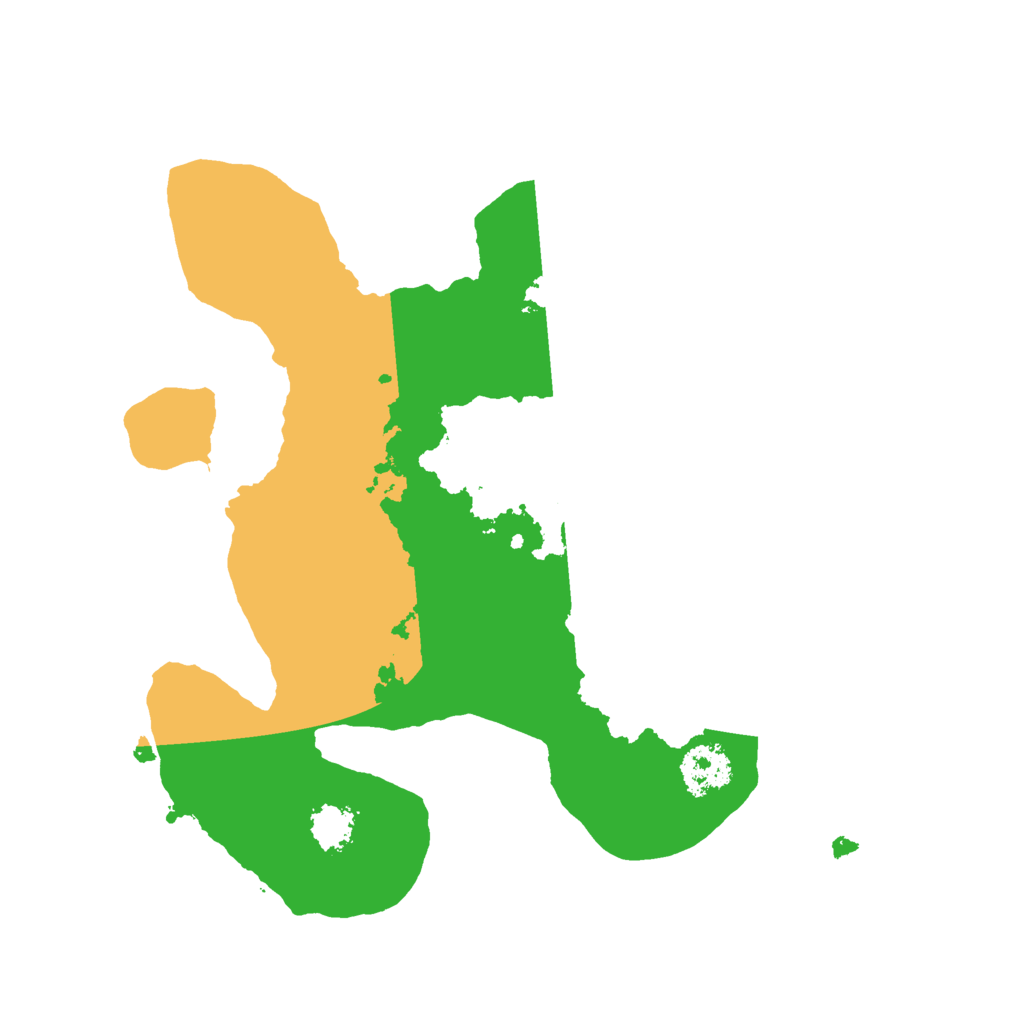 Biome Rust Map: Procedural Map, Size: 2100, Seed: 827572150