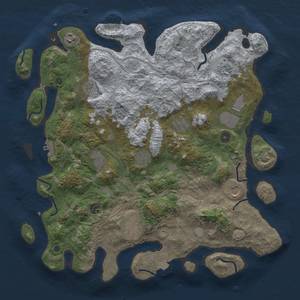 Thumbnail Rust Map: Procedural Map, Size: 4250, Seed: 23865848, 19 Monuments